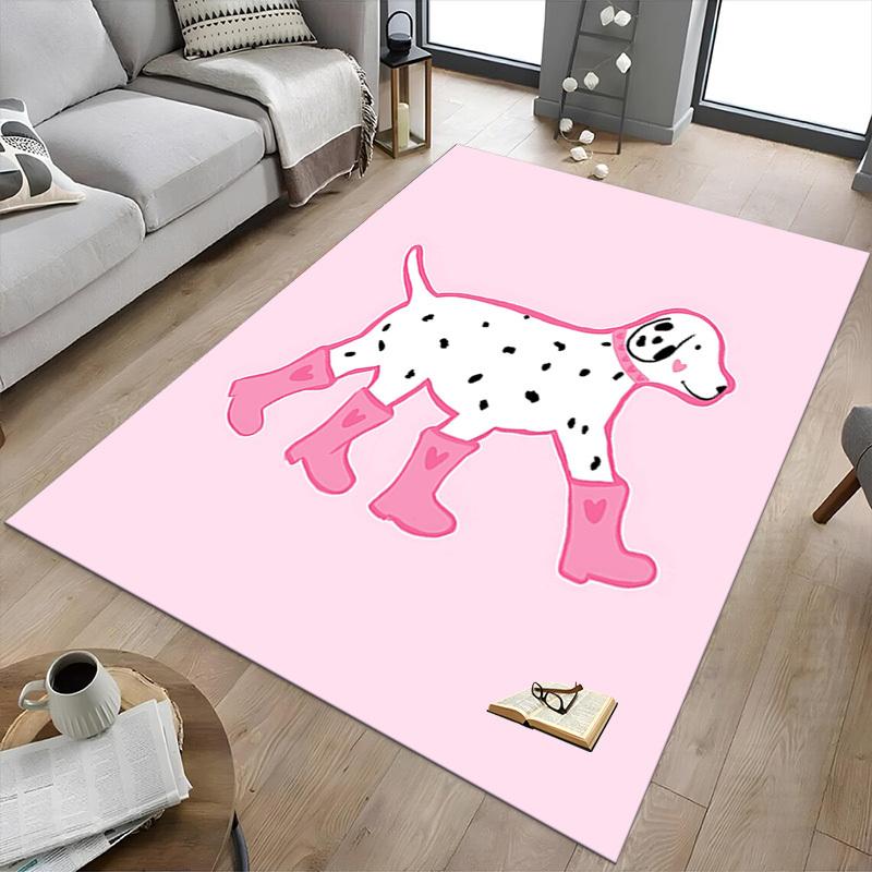 1PC Dalmatian Rainboots Anti-slip Carpet, Suitable for Office, Bedroomand Playrooms. It Can Also Be Used As a Sofa Footrest cover-W28