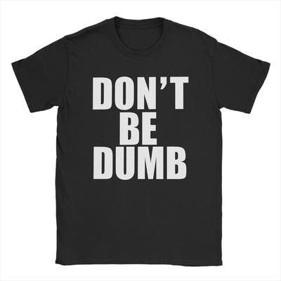 Asap Rocky Dont Be Dumb 100 Cotton TShirt For Men Summer  Streetwear T Shirts ONeck Novelty Tees Oversized Custom DIY Tops