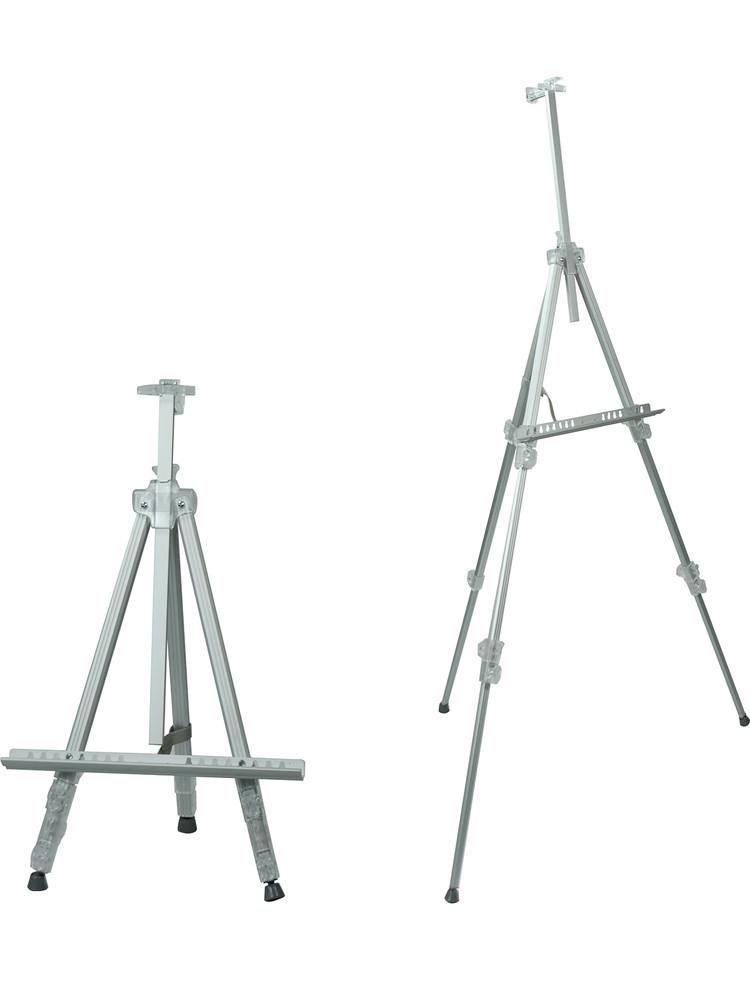 

Portable Aluminum Alloy Tripod for Art Students - Foldable Sketching and Plein Air Painting Tool серебряный