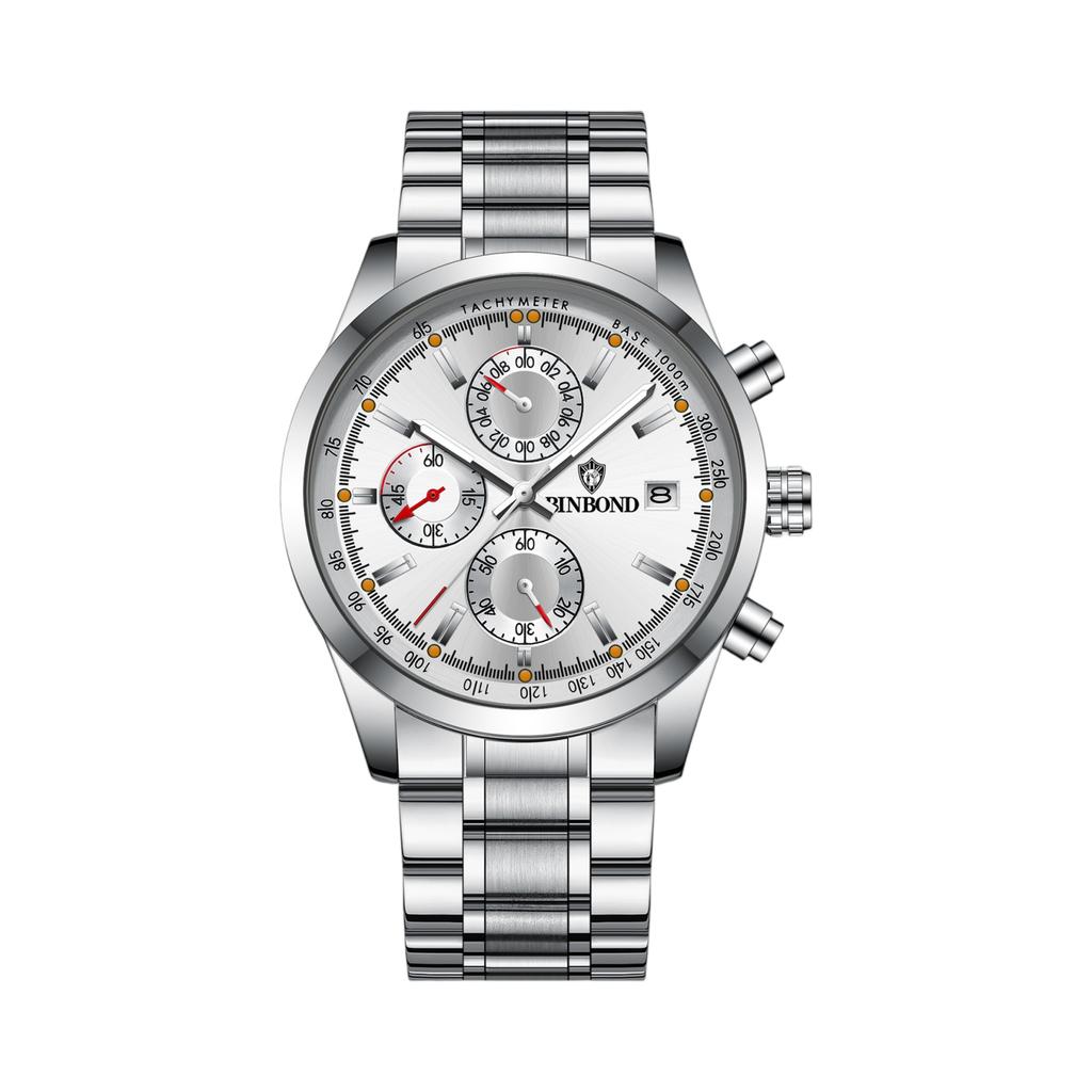 Men's Waterproof Luminous Running Alarm Clock Watch