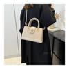 Crocodile Pattern Lock Buckle Small Square Shoulder Crossbody Handbag For Daily Commute