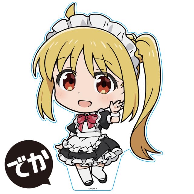 Anime "Bocchi the Rock!" Decapunikore! Acrylic Figure Ijichi Nika Maid Outfit Ver.