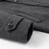 FAPAI.EC Men's Casual Wool Overcoat