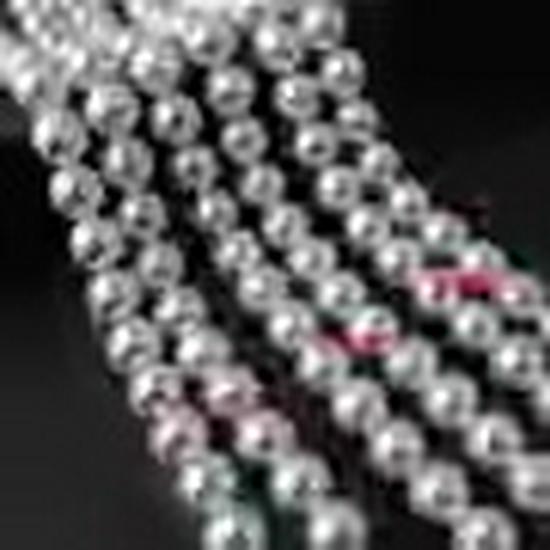 

Siegel 3-14mm Round White Imitation Shell Pearls, Glass Beads for DIY Necklace Jewelry 4mm full hole (approx. 100 beads)
