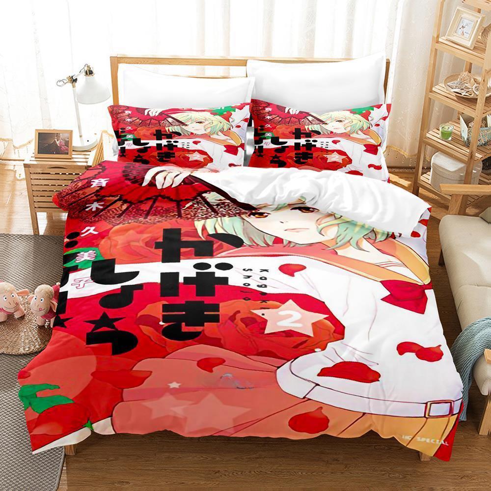Kageki Shojo Anime Bedding Set Single Twin Full Queen King Size 3D Print Duvet Cover Bed Sheet Set