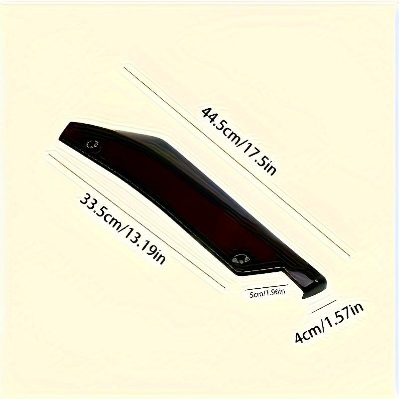 Two-piece Universal Car Bumper Lip Diffuser Split Spoiler Scraper Protector, Rear Corner Rear Spoiler Modification