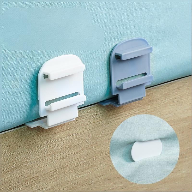 Hot Sale 4pcs Plastic Bed Sheet Fastener Clips With Non Slip Grip And No Drill Design Perfect For Home Bedroom Bedding Fixing