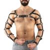 Harness Belt Bondage Sexy Black Chest Harness Restraint Extreme SM Goods SM Play Shoulder Straps Arm Shoulder Chest Belt Adjustable Halloween Cosplay