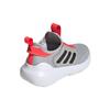 Adidas TENSaur Comfort Lightweight Soft Shock Absorbing Durable Breathable Low Top Casual Shoes Kids Sneakers Gray Black Bright-Red IH1061