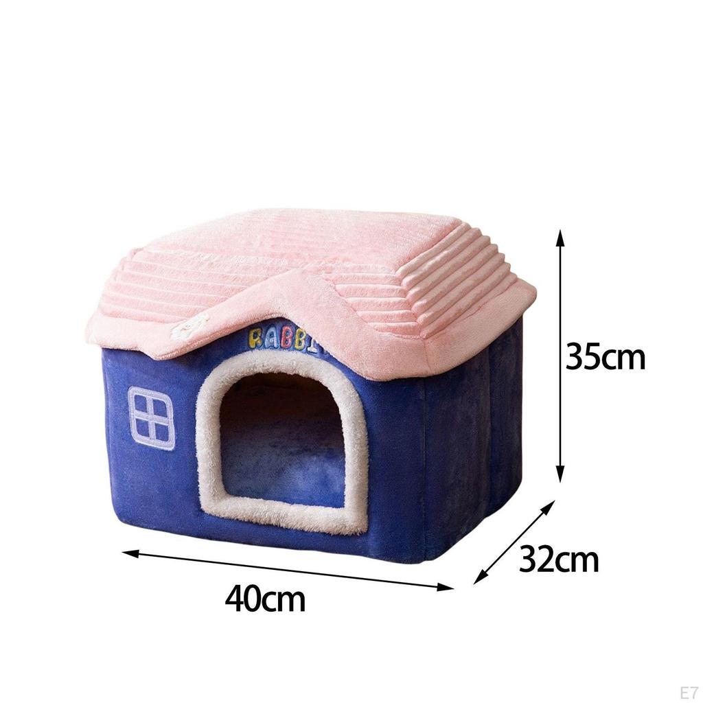 Dog Bed House Removable Cushion Anti Slip Bottom for Small Medium Large Dogs Cat Indoor Cats