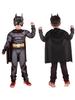 Kids' Black Batman Muscle Costume for Halloween Cosplay