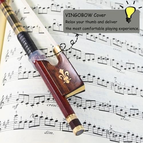 VingoBow Carbon Violin Bow with Pernambuco Performance and Skin, Model 127V