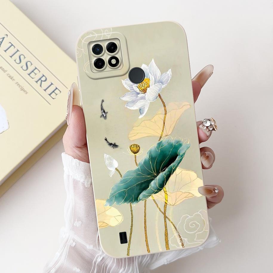 For Realme C21 RMX3201 Case Realme C25 Cover Popular Sunflower Soft Silicone Phone Case For Realme C25S C25Y C21Y C 21 C 25 Capa