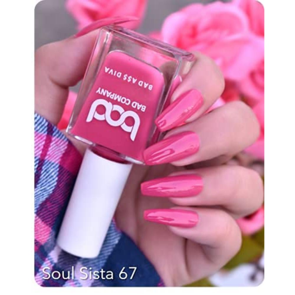 Nagellack-Set, Giftfreier Nagellack, Langanhaltender, Absplitterfester Nagellack, Kombi-Packung mit 2 Stück (Jeweils 10 ml x 2) (Nelken)