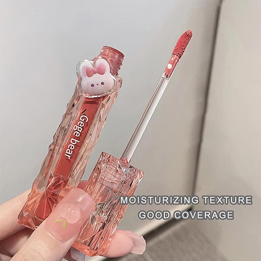 Gege Bear Kristallspiegel Wasser Lipgloss Hydratisierend und Ultra-Feuchtigkeitsspendend Hochglänzend Glänzende Lippenfarbe Voller Ihre Lippen