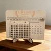 Handmade Perpetual Calendar Manual Eternal Calendar Funny Desktop Desk Calendar  Tabletop Decor