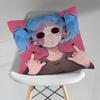 Cartoon SSally FFace Game Various Sizes Square Pillow Case For Car Home Bedchamber Decor Birthday Gift