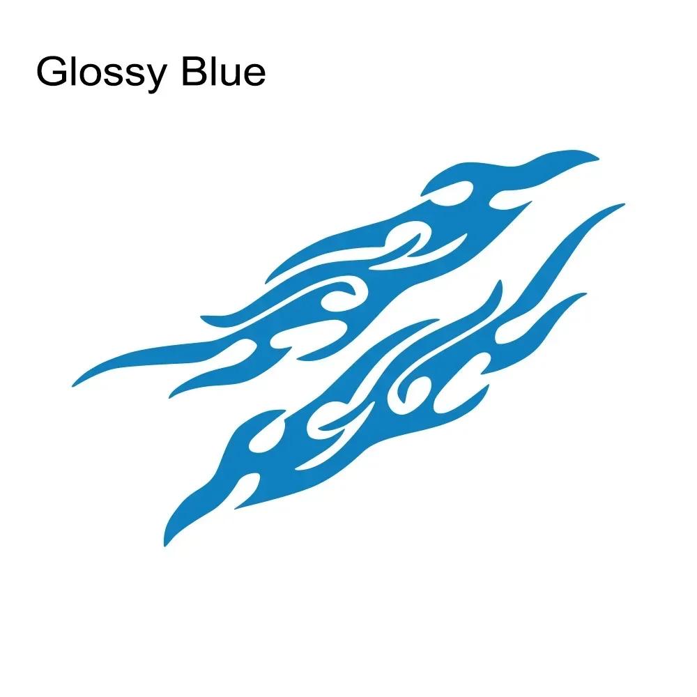 Car Sticker Flame Pattern Creative Personalized Auto Decoration Body Vinyl Film Sticker Waterproof Scratch Resistant Ornament