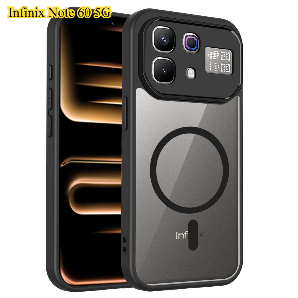 For Infinix Note 60 5G/60 Pro Case Premium High-Transparency 2-in-1 Magnetic Shockproof Cover For Infinix Note 60 Pro Funda