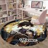 Customizable Genshin Impact4 Round Non-Slip Carpet - Ideal for Garden, Picnic, Office, Perfect for Decoration, Suitable For All Seasons