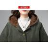 Winter Corduroy Jacket for Middle-aged Women Casual and Loose Mom's Cotton Jacket Cotton Top