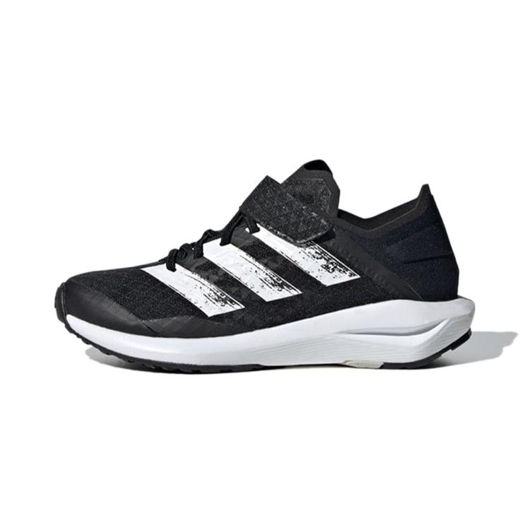 New Adidas Rapidafaito Breathable Low Top Kids' Running Shoes Black Children Aged 3 7 Years Old EG0522