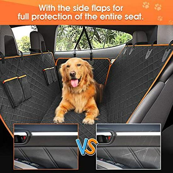 Ultrasonic Pet Car Mat: Waterproof, Anti-Scratch & Anti-Dirty Rear Seat Protector for Dogs.