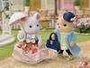 Sylvanian Families Town Fashion Coordination Set Sweet Ribbon ST Mark Certified Toy Dollhouse for Ages 3 and Sylvanian Epoch [Town - Collection]