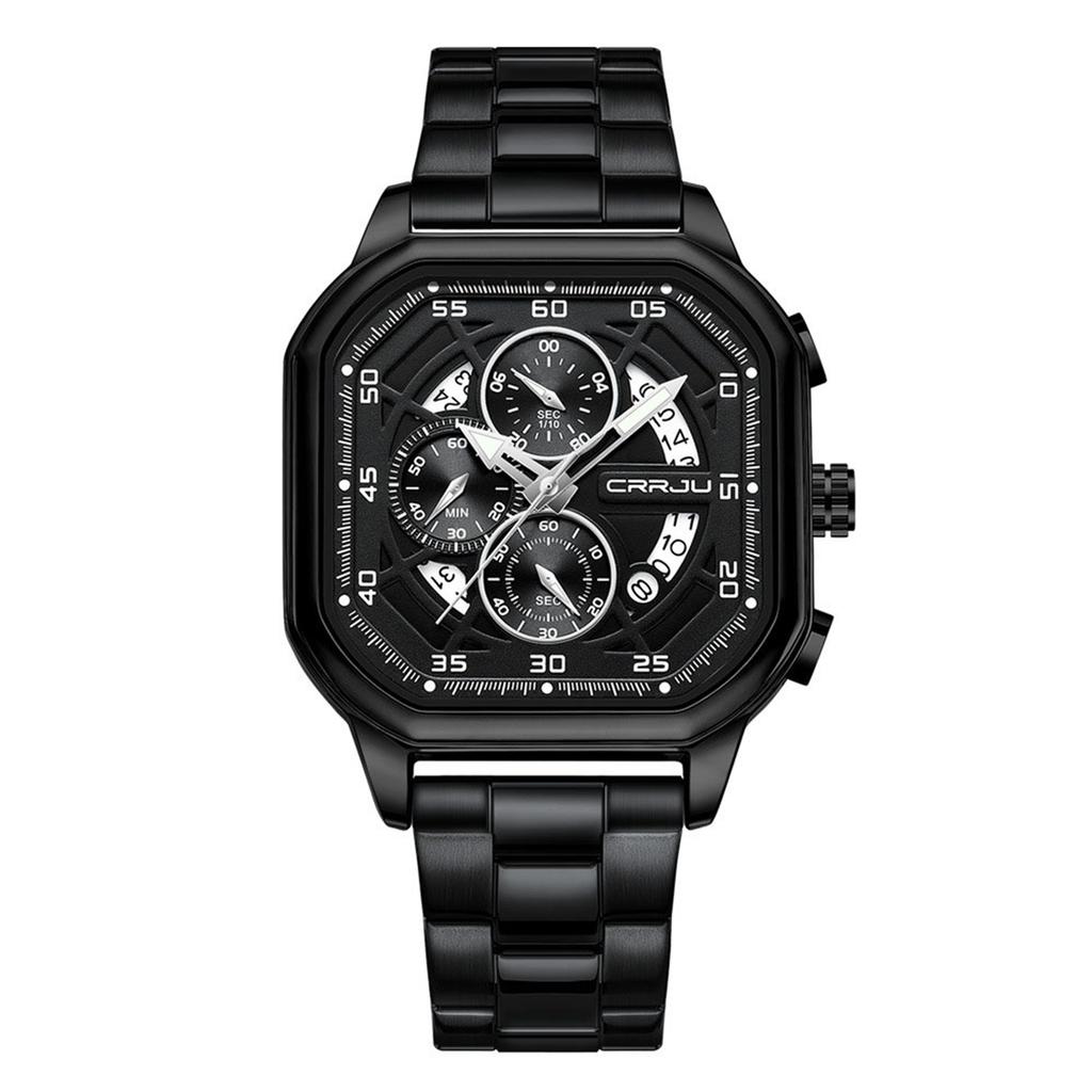 Men's Waterproof Luminous Running Alarm Clock Watch