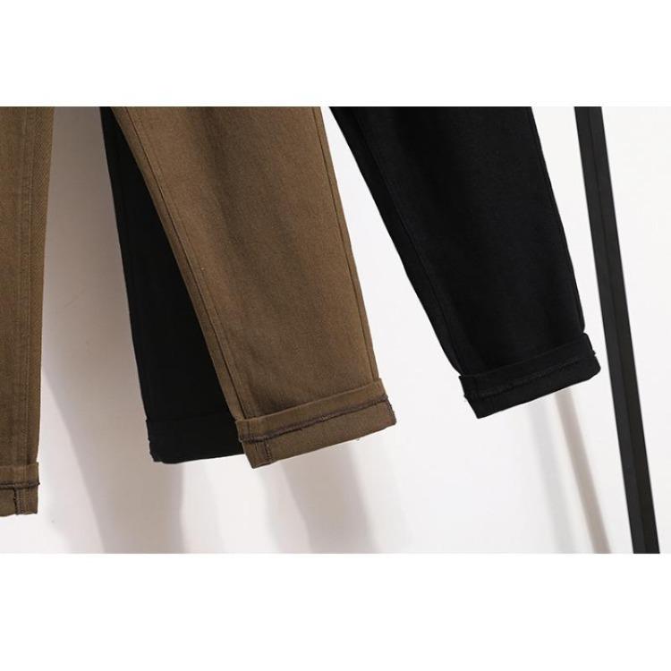 New Fashion Oversize Plus Size Casual Pants Women Elastic Basic Trousers Female 5XL