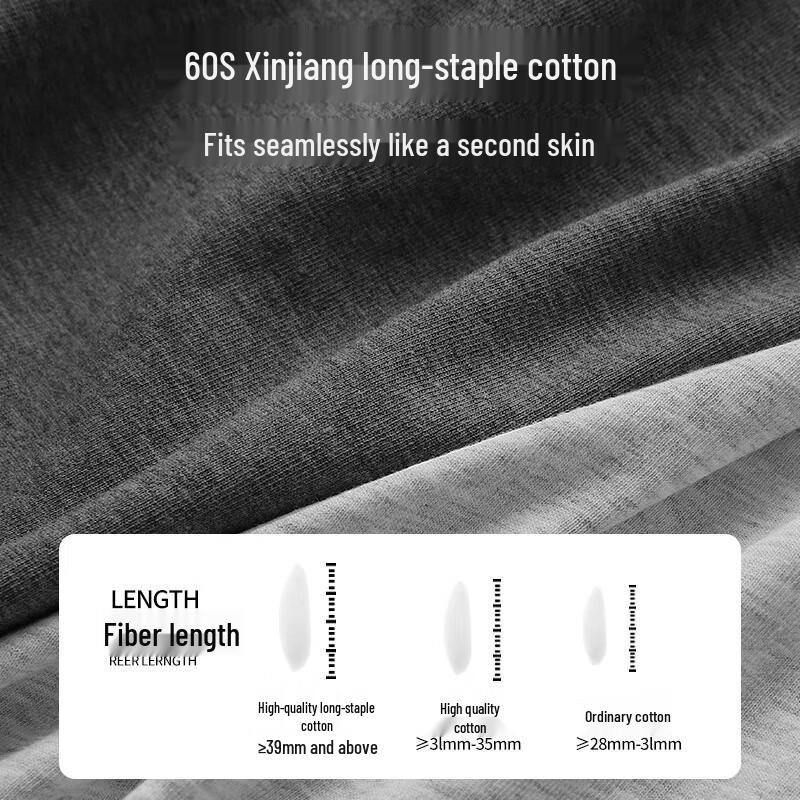 MENGTEJIAO 10A Antibacterial Men's Cotton Graphene Boxer Briefs