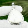 Gift For Women Jewelry Pendant 925 Sterling Silver Natural Howlite Gemstone