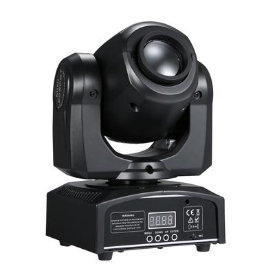 DMX-512 Mini Moving H-ead Light 8 Colors Changing LEDs Stage Light with Shapes Automatic