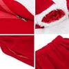 EOZY Santa Claus Christmas Santa Adult Set for Parties and Activities Costume, Cosplay, Men's 10-Piece (XL)