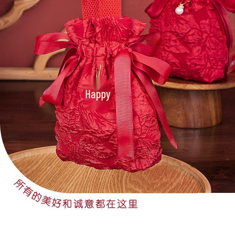 Elegant Chinese Wedding Candy Bag for Favors and Gifts