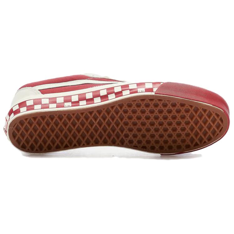 Vans OG Old Skool LX Bumper Cars - Marshmallow Cardinal Unisex Sneakers Red VN0A4P3X4O3
