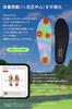 Shot Navi INSOLYIS Smart a Insole for Golf and Suitable for Both Men and Women Insole, Battery-operated Training, (SS 23-24cm)