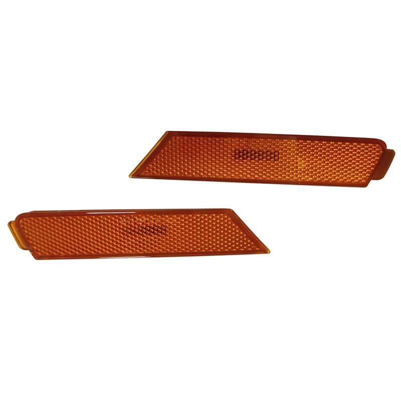 

Pair Of Front Bumper Side Marker Light Lamps Reflectors For Chevy Camaro 2010-2015 Part Numbers 92246244 92246245 жовтий