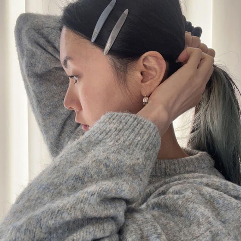 

mosxe Smelt hair pin (9color) baby pink