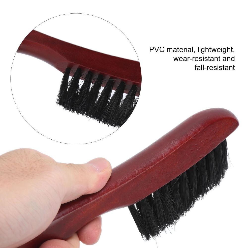Wood Handle Billiard Table Brush Curved Handle Snooker Table Brush  For Billiard Table