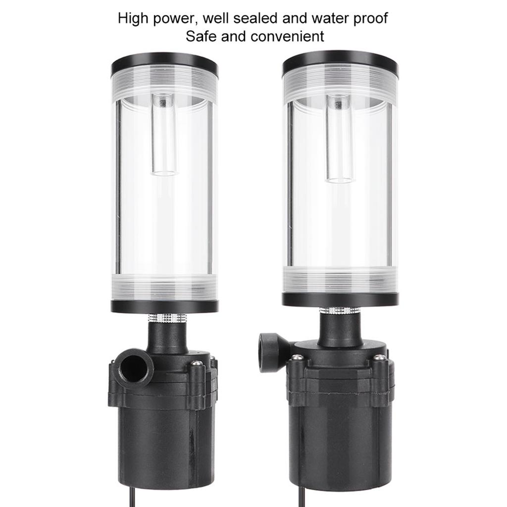CPU Cooling Cylinder Pump System Leakproof Insulating Water Cooling Tank for Computer PC