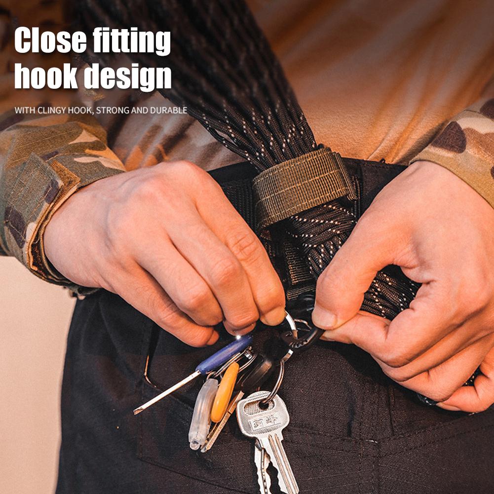 8-40PCS Gloves Hook Climbing Rope Storage Buckle Camping Mountaineering Hanging Buckles Outdoor Accessories