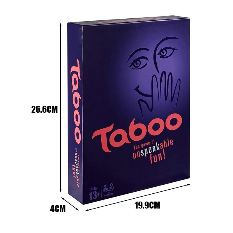 Exciting Friends Party Game: Taboo - Fun Word Guessing Board Game for Adults & Family