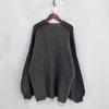 Autumn Winter New Casual Knitted Sweater Cardigan Jacket Loose Long Sleeve Solid Color Mid-length Sweater Women Cardigan Jacket