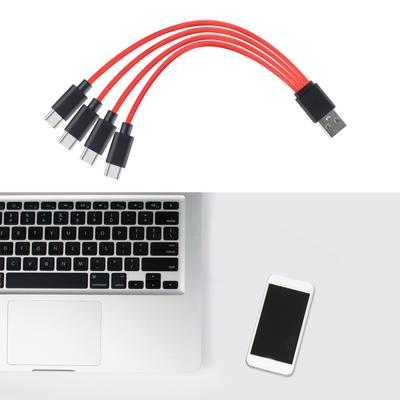 4 in 1 Typ-C Splitter Konvertieren Kabel Kompatibel Für Telefon Laptop Tablet Kabel Draht Schnelle-Lade Adapter ladegerät Kabel 5V