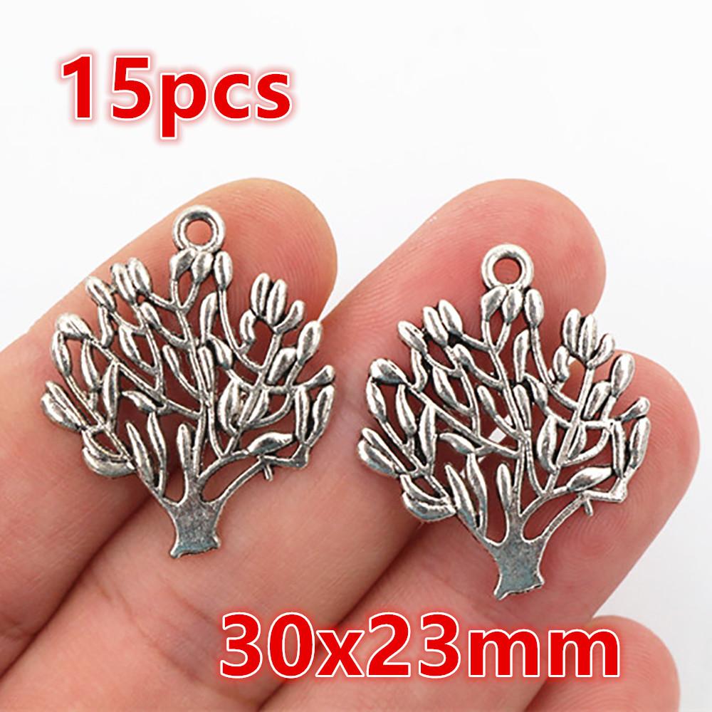 4-30pcs Animal Tree Flower Butterfly Alloy Metal Charms Pendant DIY Jewelry Making Accessories Findings for Earrings Necklace