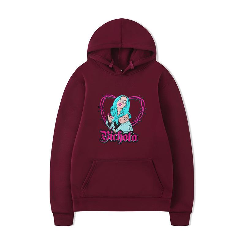 Karol G Letter Print Hoodies New Autumn Men Fashion Long Sleeve Sweatshirts Women Casual Streetwear Pullovers Sudaderas