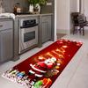 1Pcs Anti Fatigue Kitchen Rugs,  Christmas Corridor Print Waterproof Non-Slip Thick Cushioned Kitchen Mat Heavy Duty Comfort Standing Mat for Kitchen