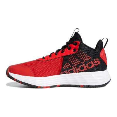 Own The Game Leuchtendes Rot Herren Sneaker Wolkenweiß Kernschwarz GW5487
