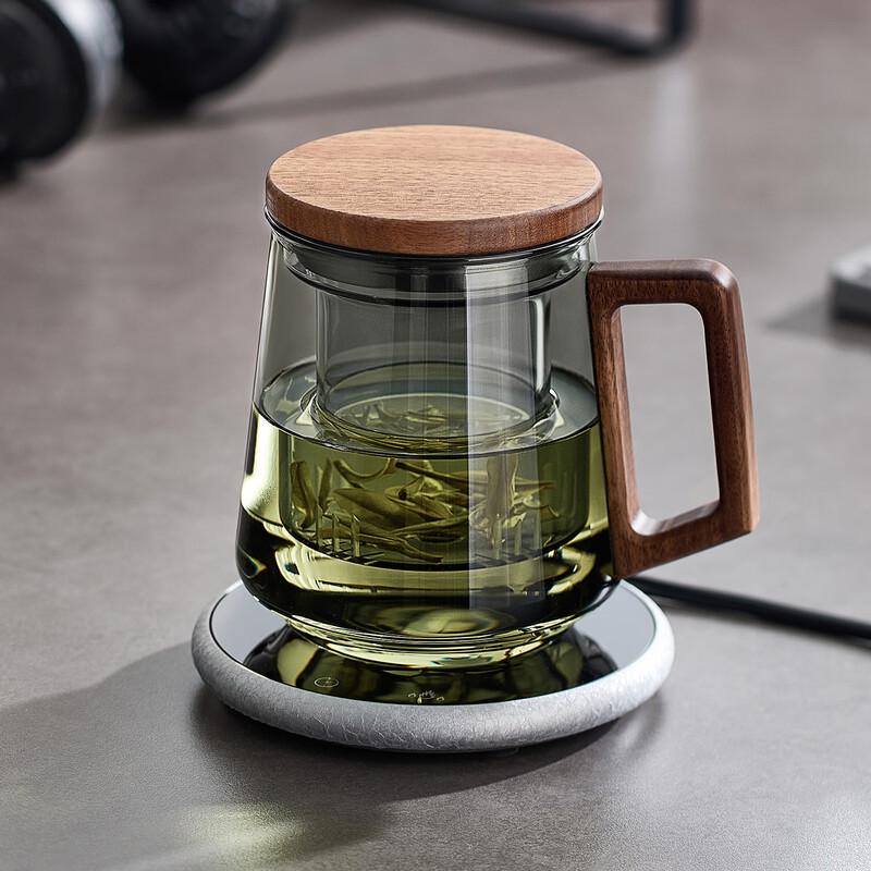 Borosilicate Glass Tea Brewing Set with Warming Base